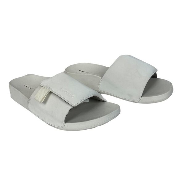 Vionic Keira Slide Sandals Slip On White Size 6 Nordstrom Shoe Minimalist Slides - Picture 4 of 10